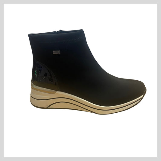 Remonte Women's Black Ankle Boot D0T73-03