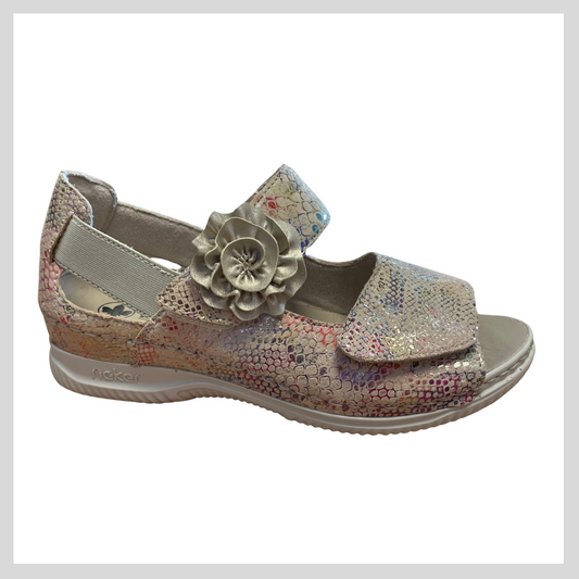 Rieker V7472-90 Beige-Multi