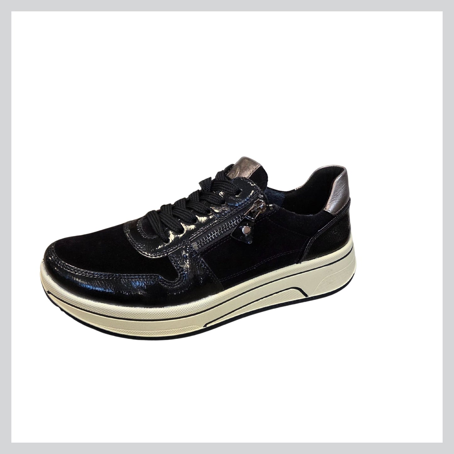 Ara Women's Navy Fashion Trainer 12-27540-92