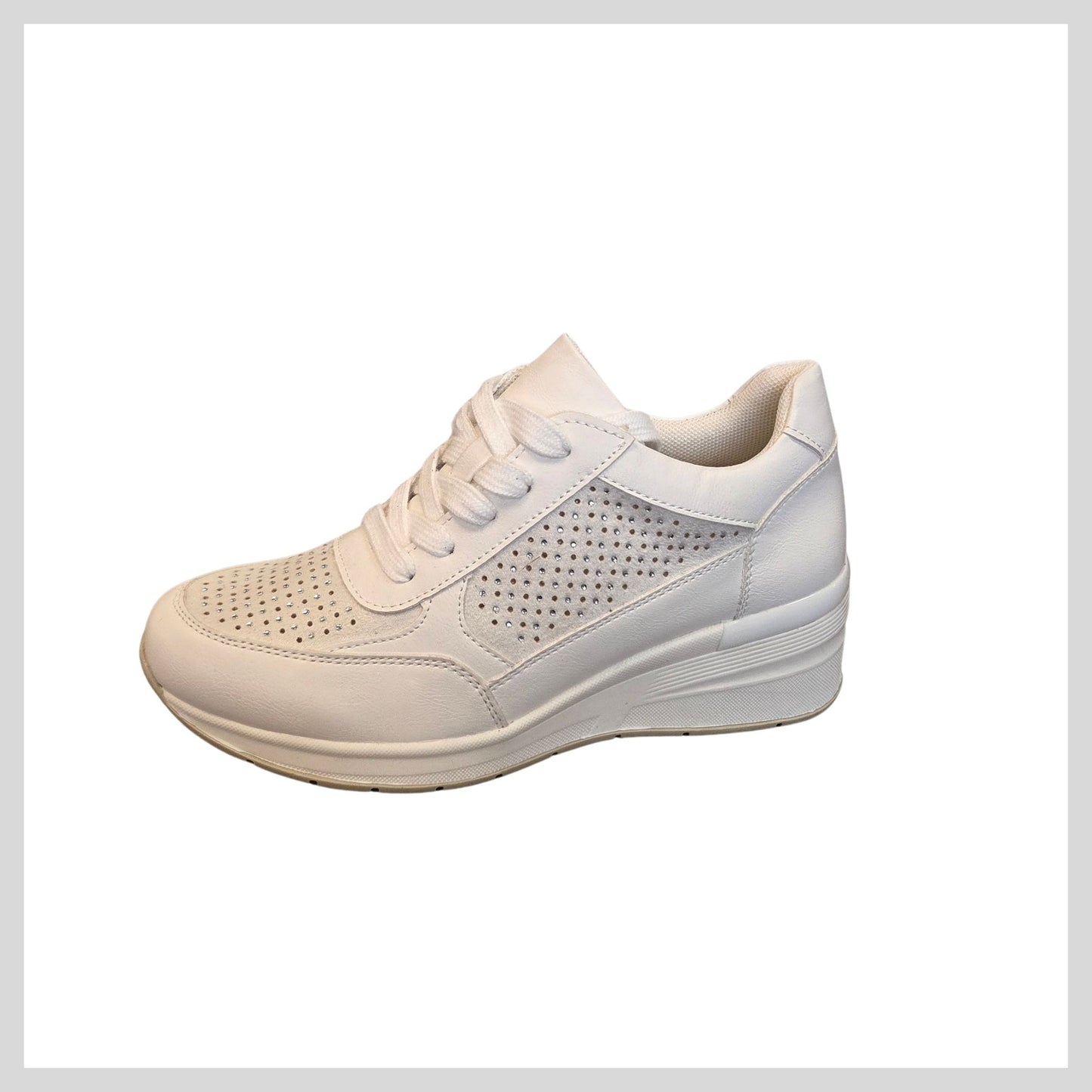 Redz 6G596-V148 Ladies white Trainer