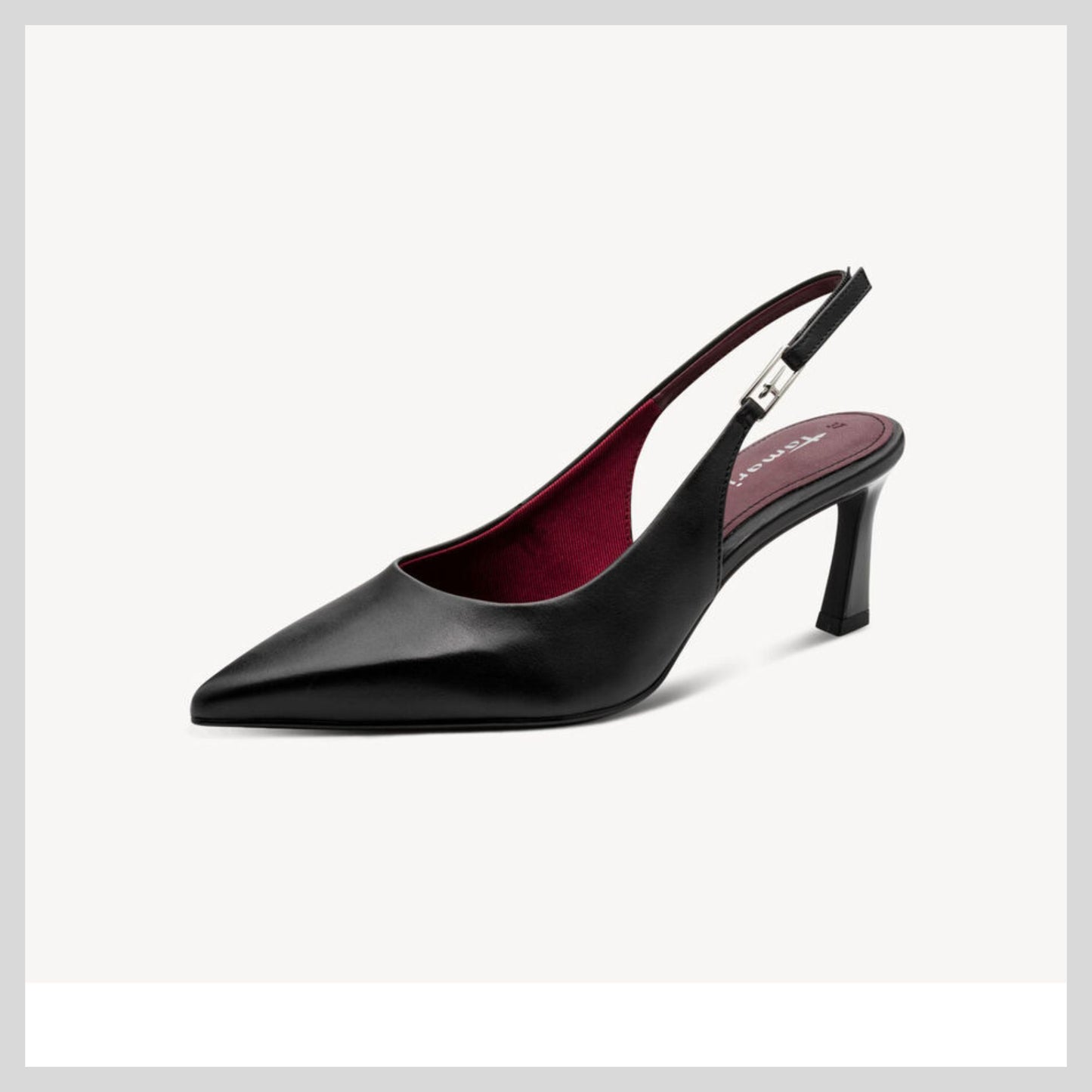Ladies Tamaris Black Sling Back 1-29612-47-003