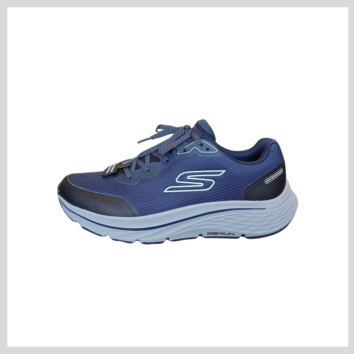 Skechers 221266 Men's Go Run Navy Waterproof Trainer