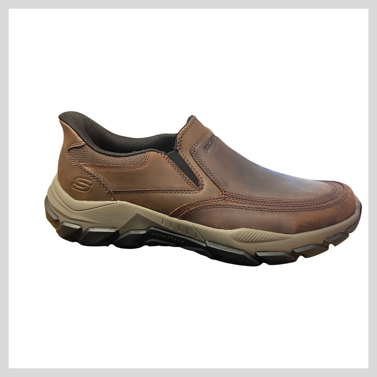 Men's Skechers 205680 Brown Santoro - Archaic. Relaxed Fit
