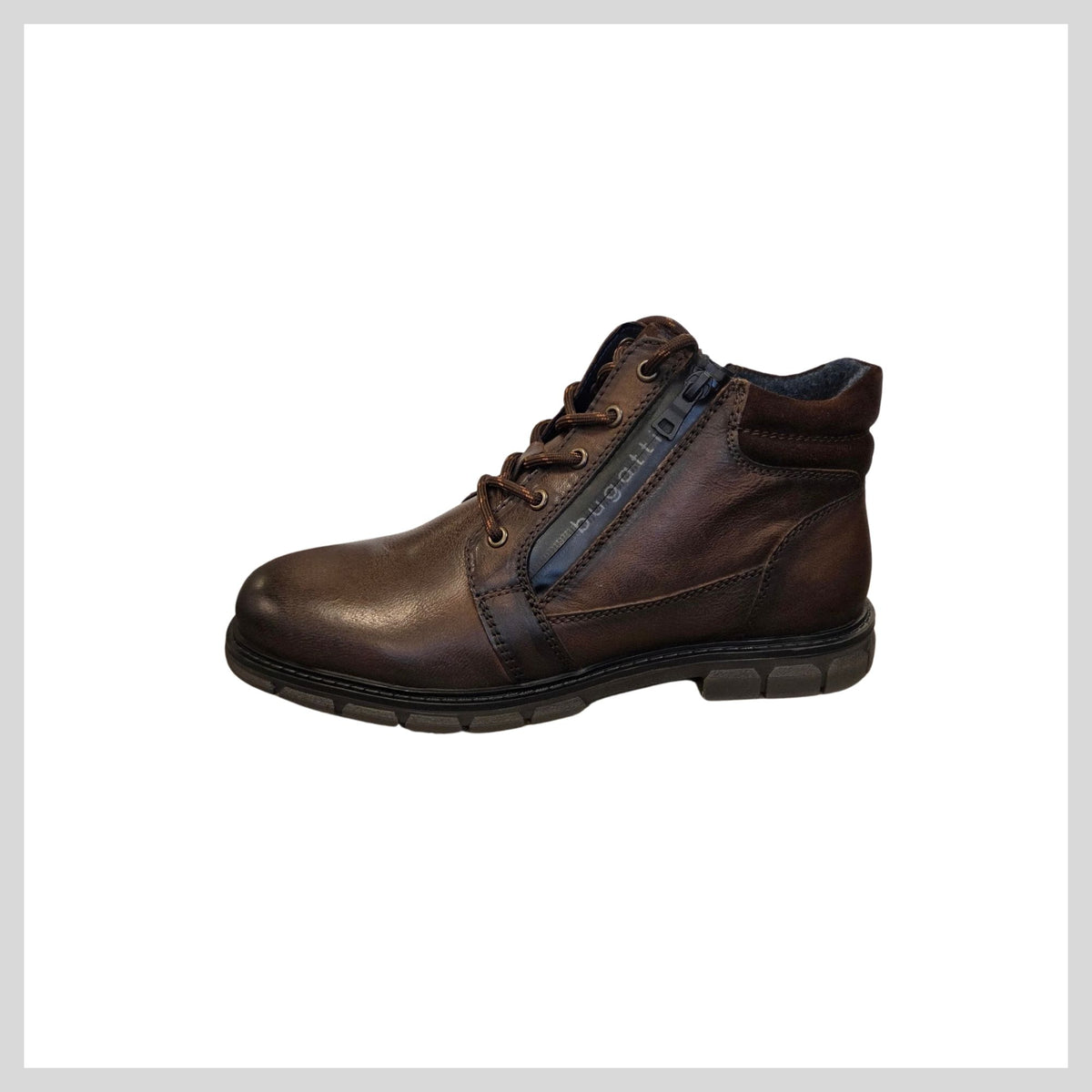 321-AYG30-3200 Men's Dark Brown Bugatti Boot
