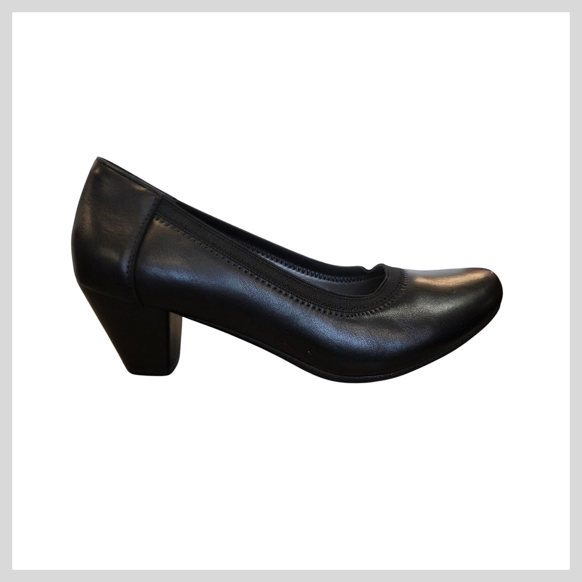 REDZ Nine2Five FT11110A Black Slip on Shoe