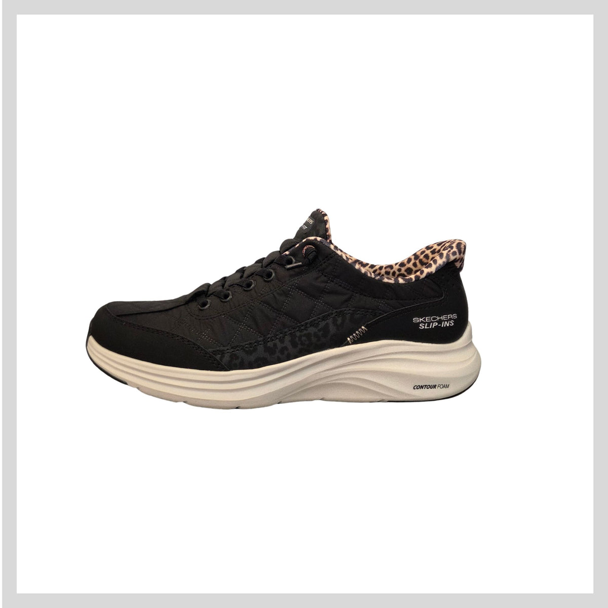 Skechers 150419 Ladies Skechers Slip-ins: Contour Foam- Leopard Dream