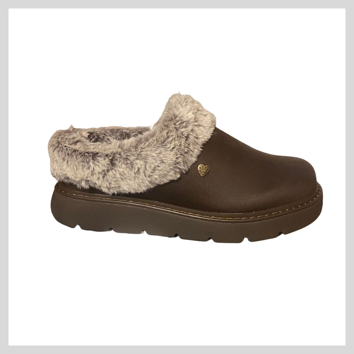 Skechers 114762 Ladies Dark Brown Slipper