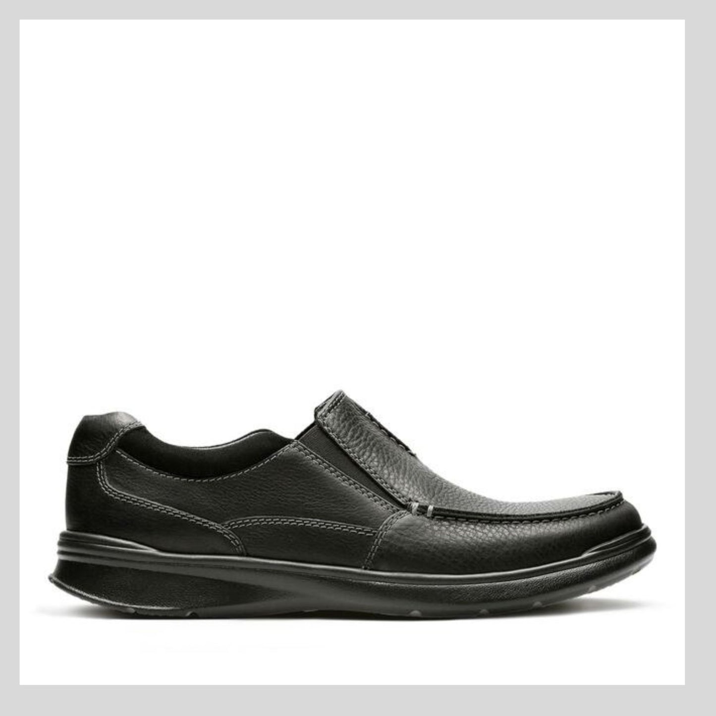 Clarks Cotrell Free Black Oily Leather
