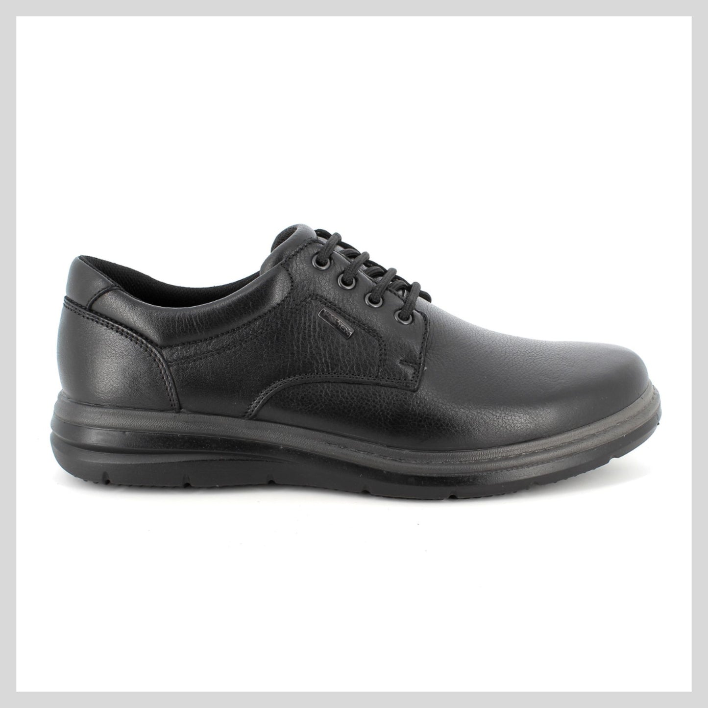 Imac Men's Black Leather Shoe Palermo 2501619