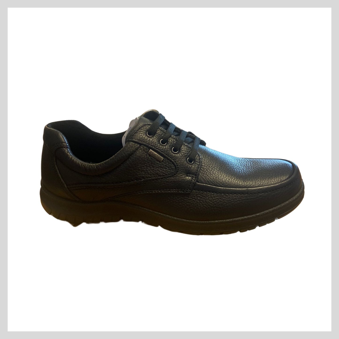 Imac Mens Black leather Shoe Milan 193063