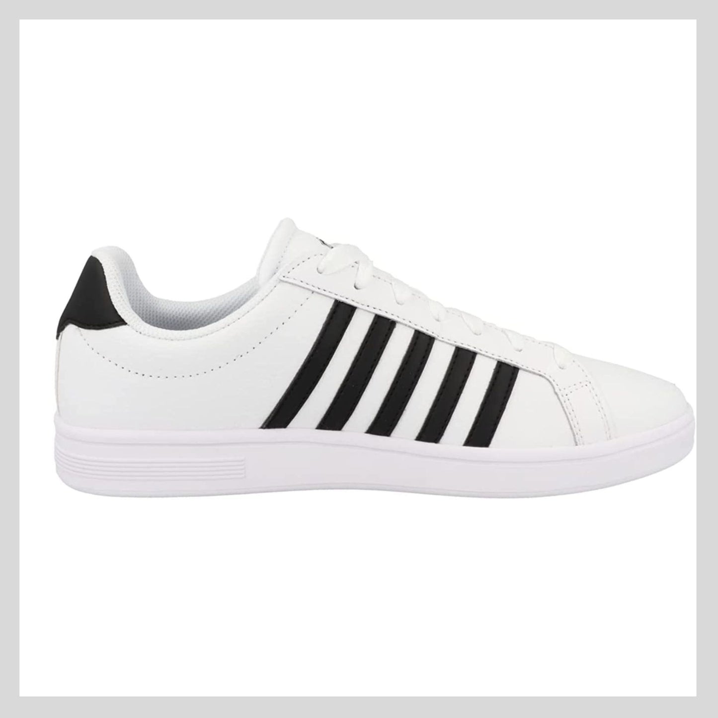 K. Swiss Court Tiebreak White/Black 07011-126-M