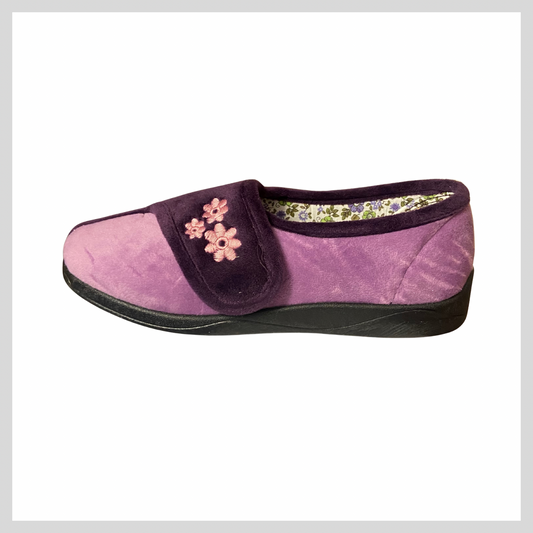 Cosy Comfort 23345 Ladies Iris Purple Slippers