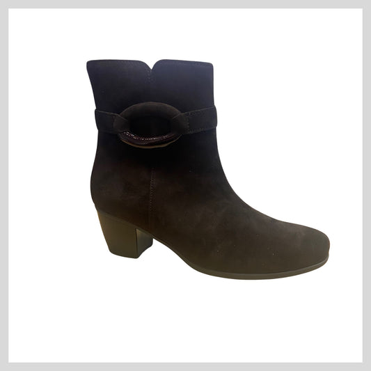 Gabor Womens Dark Brown Ankle Boot 75.523.18