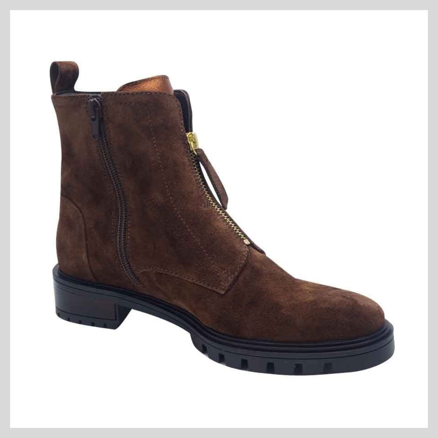 Ara Womens Mocha Ankle Boot 12-29520-03