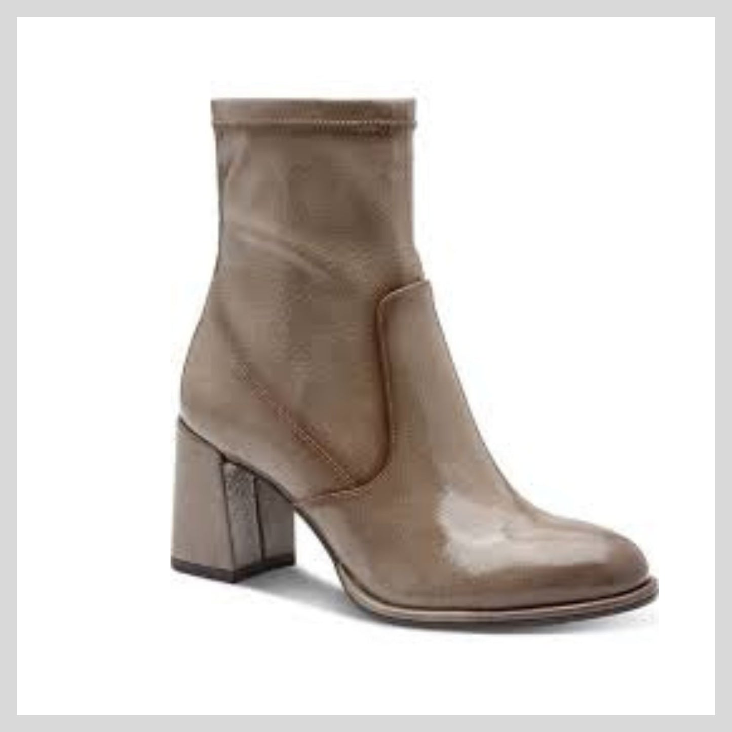 Tamaris women's Taupe Patent Boot 1-25357-41 345