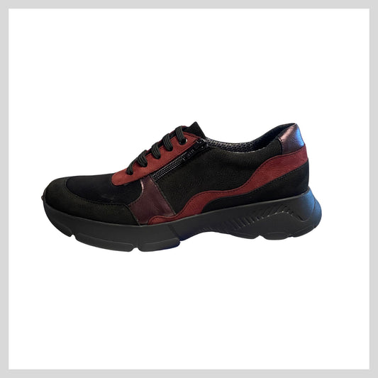 Softmode WomensBlack/Wine Runner - Soft Jog 6633-70