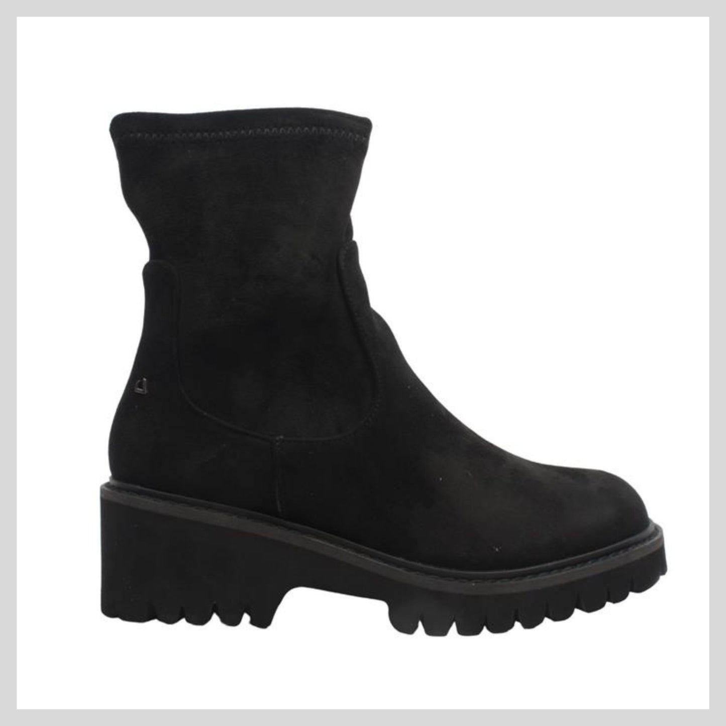 Una Healy Black Suede Boot- Travelin Soldier