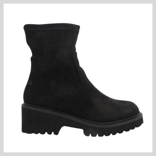 Una Healy Black Suede Boot- Travelin Soldier