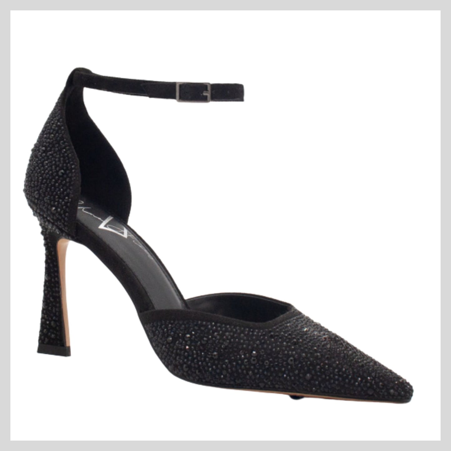 Una Healy Black Sparkle  Women's Shoe - Broke My Heart-Vinyl Sparkle