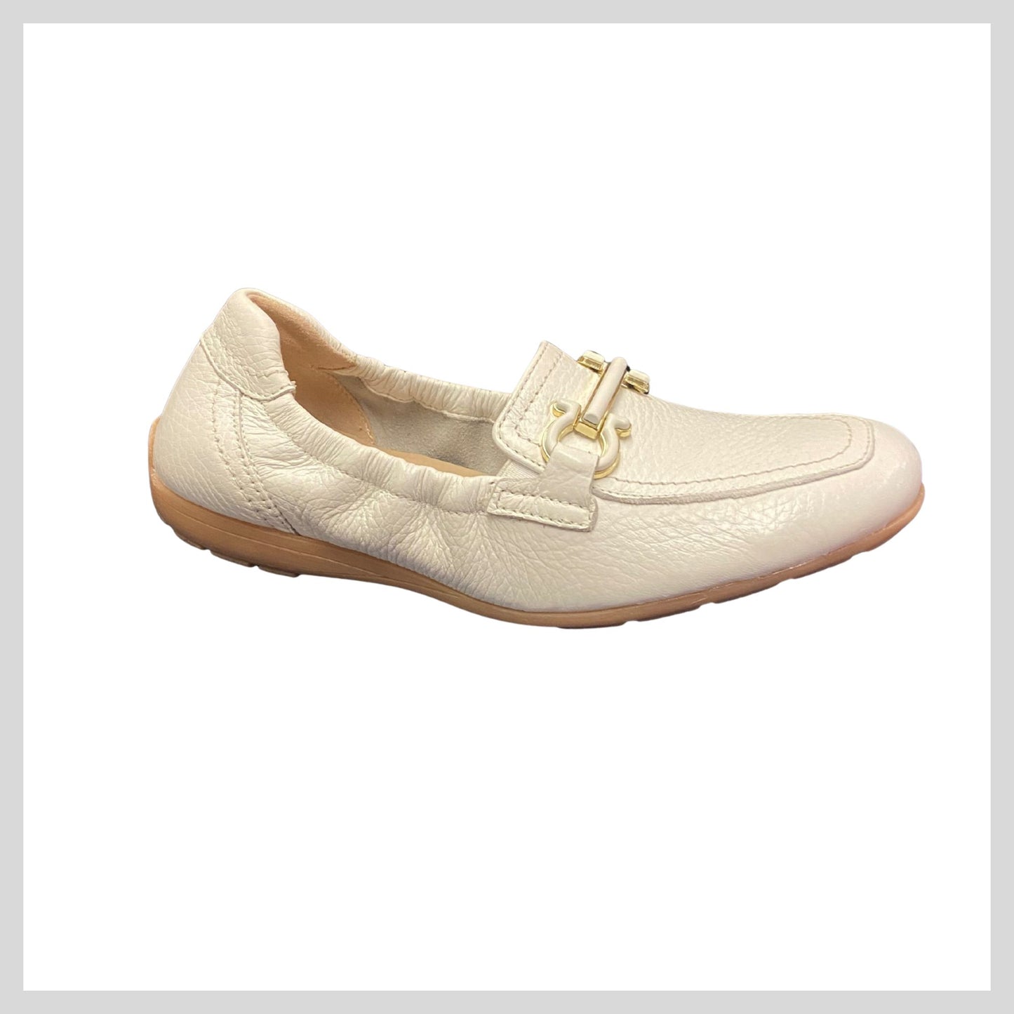 Caprice 9-24654-42 105 Women's White Deer Loafer