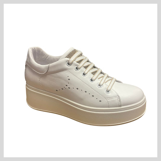 Igi & Co 1147011 Ladies White Platform Sneaker