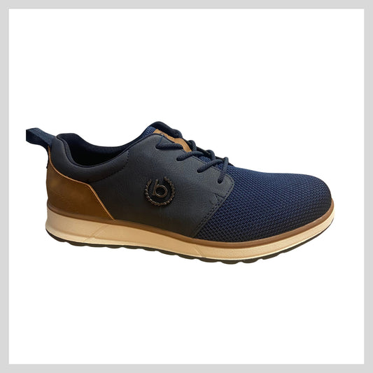 Bugatti 331-AFB01-6900-4100 Mens Navy Textile Shoe