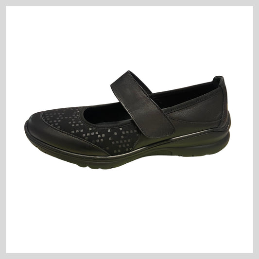 Ladies Softmode 6048-20 Cam - Black Nappa Tetris 3E