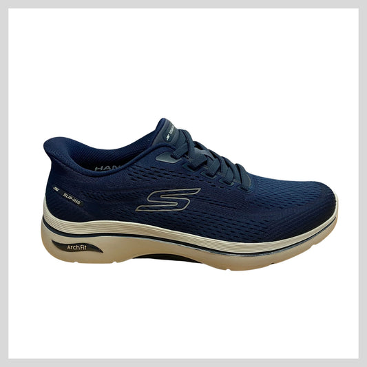 Mens Navy Skechers slip-ins GO WALK Arch Fit 2.0 - Percy 216812