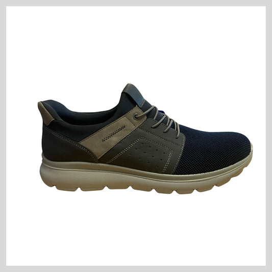 Mens IMAC Navy/Grey Slip on Trainer 102540