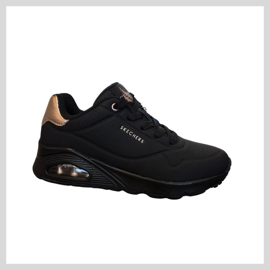 Skechers 177094 Ladies Black Runner