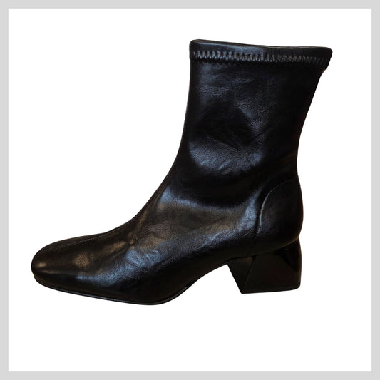 Miss Elastic Black Ankle Booties 78662 / 62-05