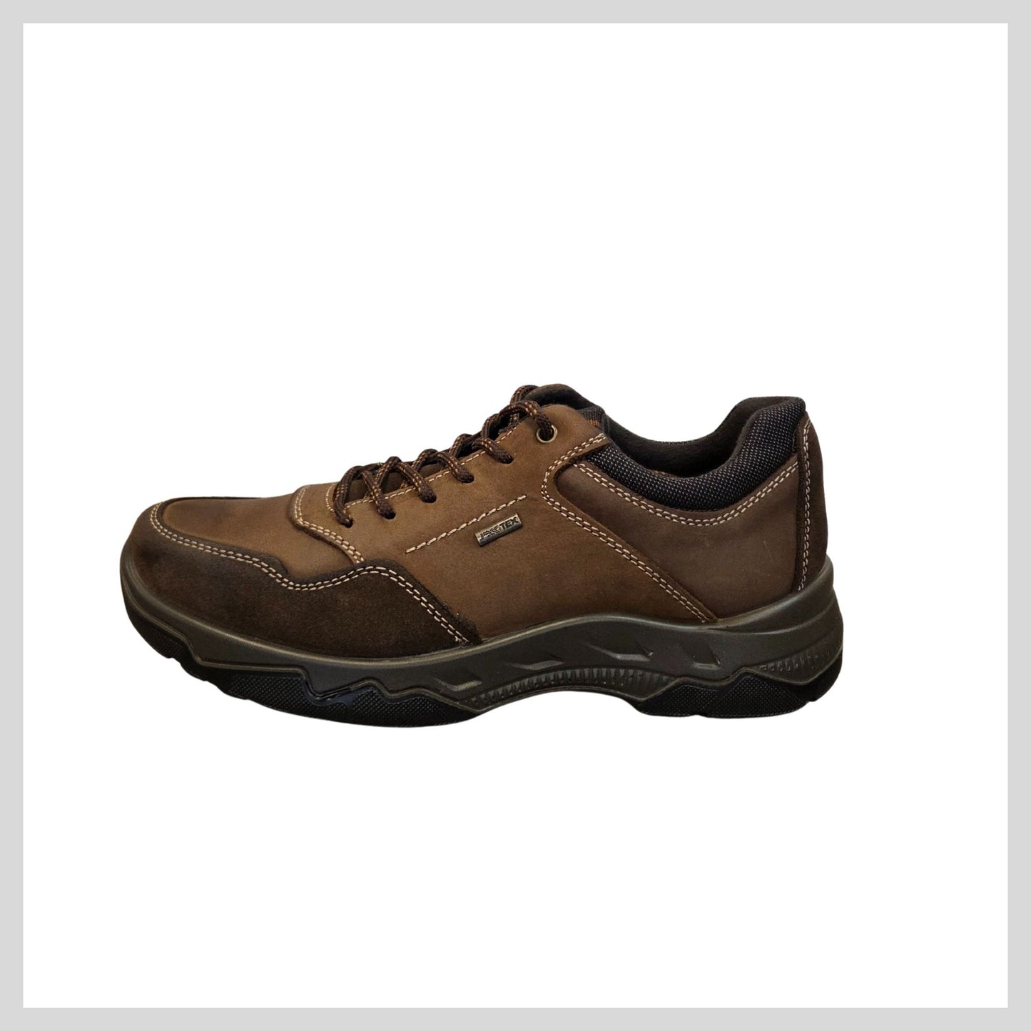 IMAC 852818 Men's Brown  Laced Waterproof Shoe
