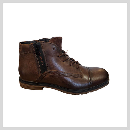 321-AOU3L-3500-6100 Bugatti Dark Brown Boot