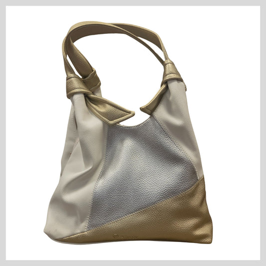 Remonte Q0720-82 Ladies White/Gold/Silver shoulder handbag