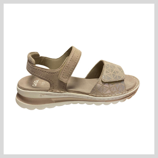 Ara 12-47207-19 Ladies Velcro Sandal