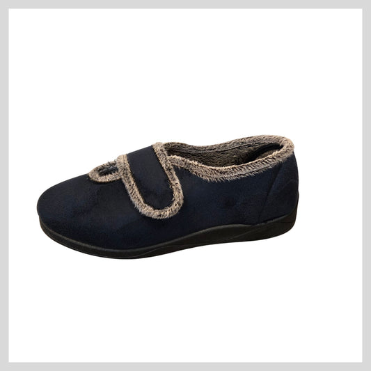 Cosy Comfort, Ivy Navy Ladies Slipper