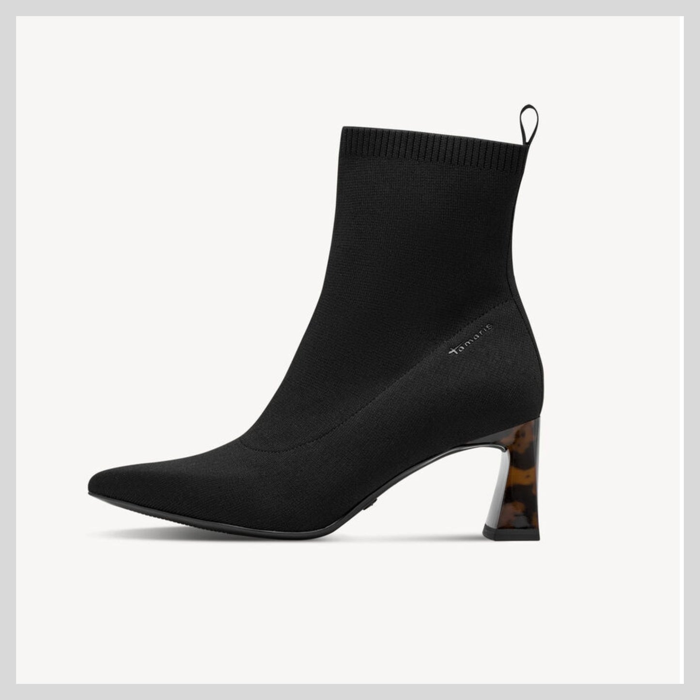 Tamaris Ladies Woman's Black Slip on Boot 1-25328-47-001