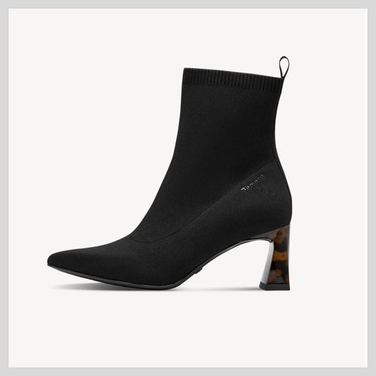 Tamaris Ladies Woman's Black Slip on Boot 1-25328-47-001