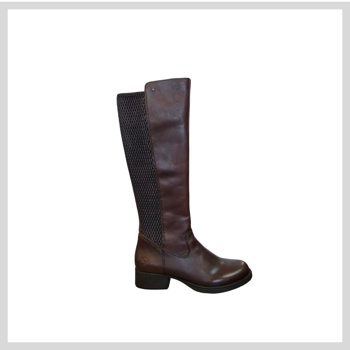 Rieker Z9591 Ladies Knee High Brown Boots