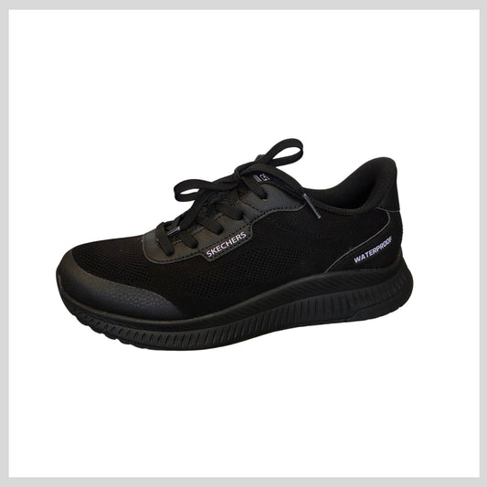 Skechers 117744 Ladies Black Waterproof Slip-In