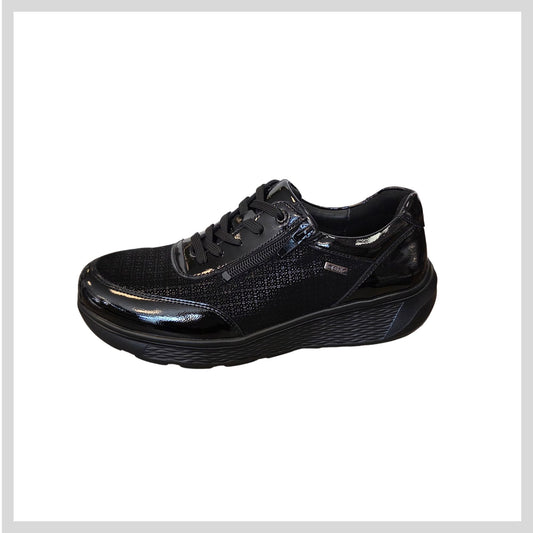 G Comfort S-2725SF Ladies Black Patent Shoe