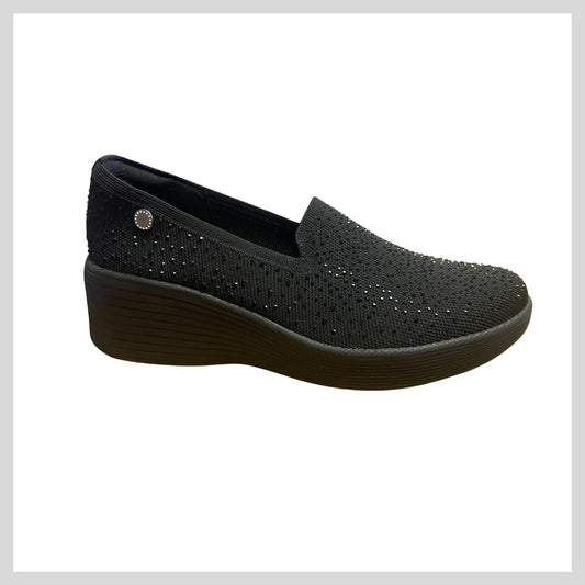 Ladies Black Skecher Martha Stewart Relaxed Fit: Parallel Lite - Lavish 159440