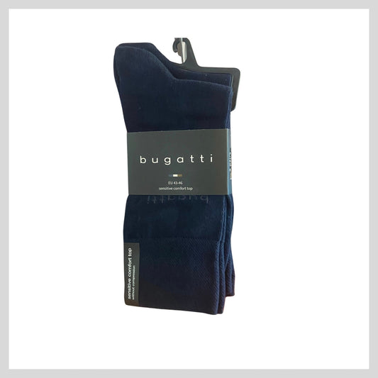 Bugatti Men's Navy Sensitive Comfort top  Socks (one Size) EU43-46