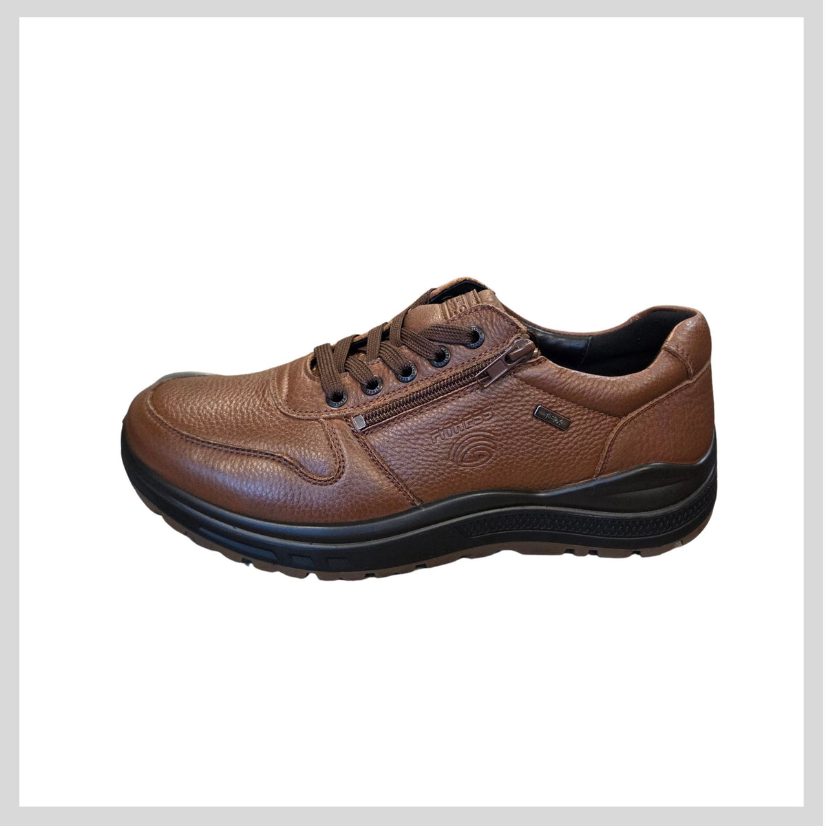 G Comfort R-1282C Men's Leather Cognac/Tan Shoe
