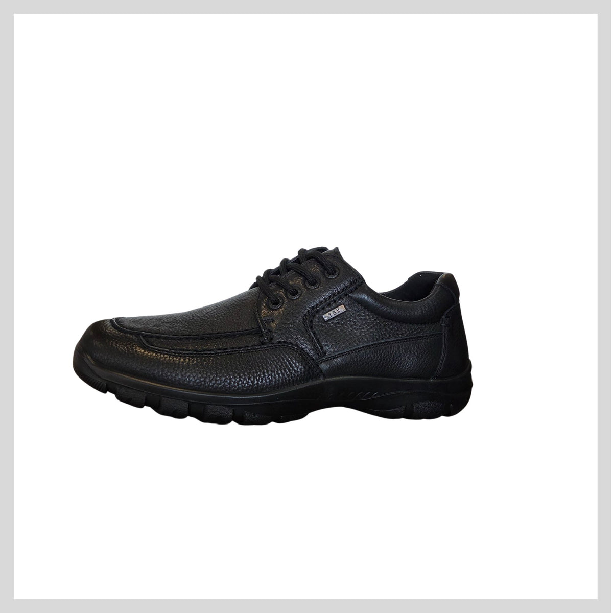G Comfort A-7825S Men's Black Leather Shoe