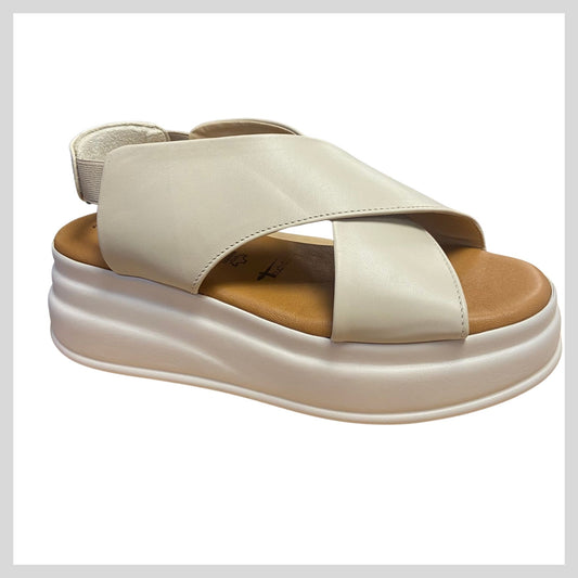 1-28303-44 418 Ivory Tamaris Sandal