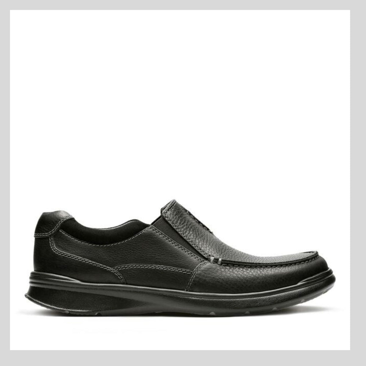 Clarks Cotrell Free Black Oily  Leather