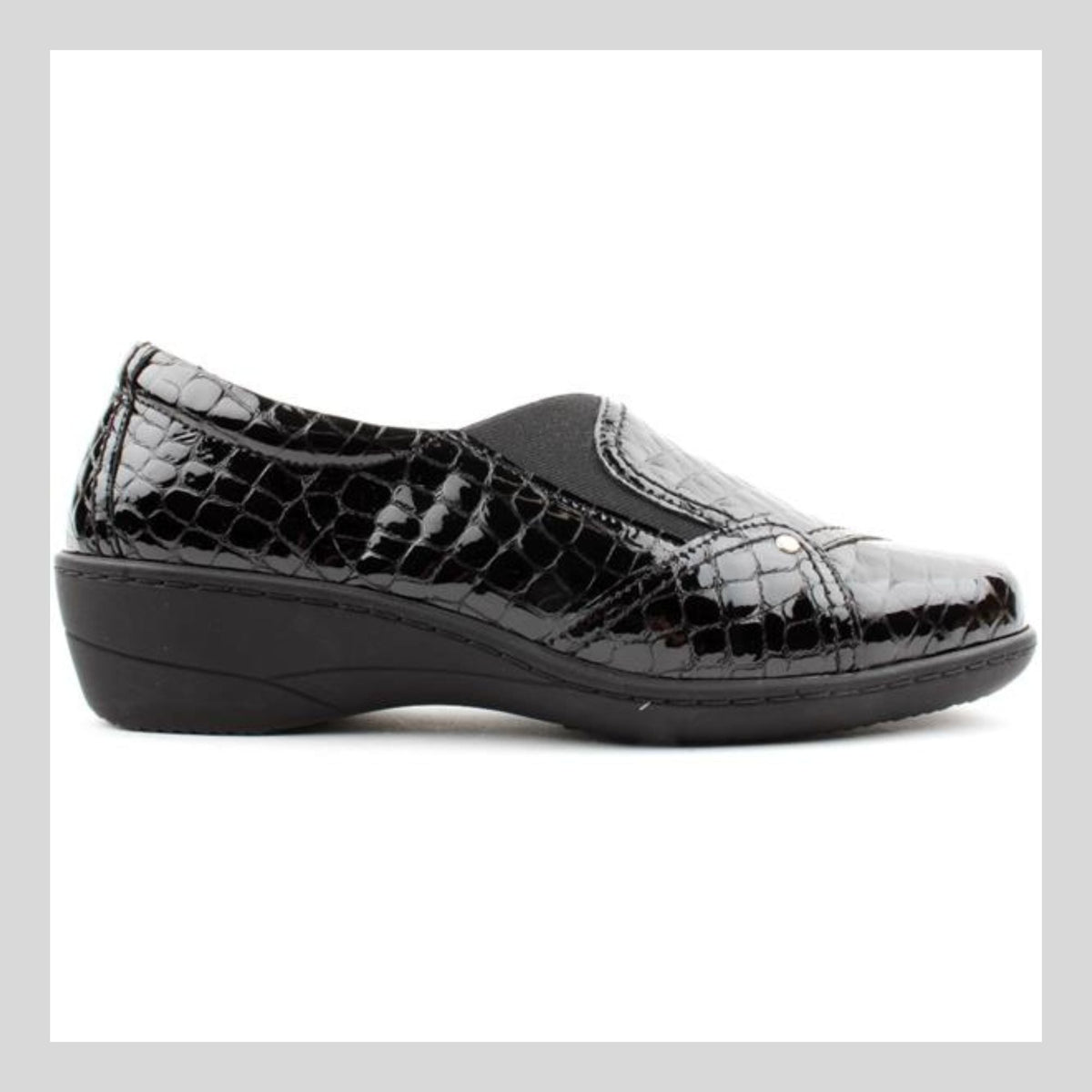 Softmode Emily Black Croc