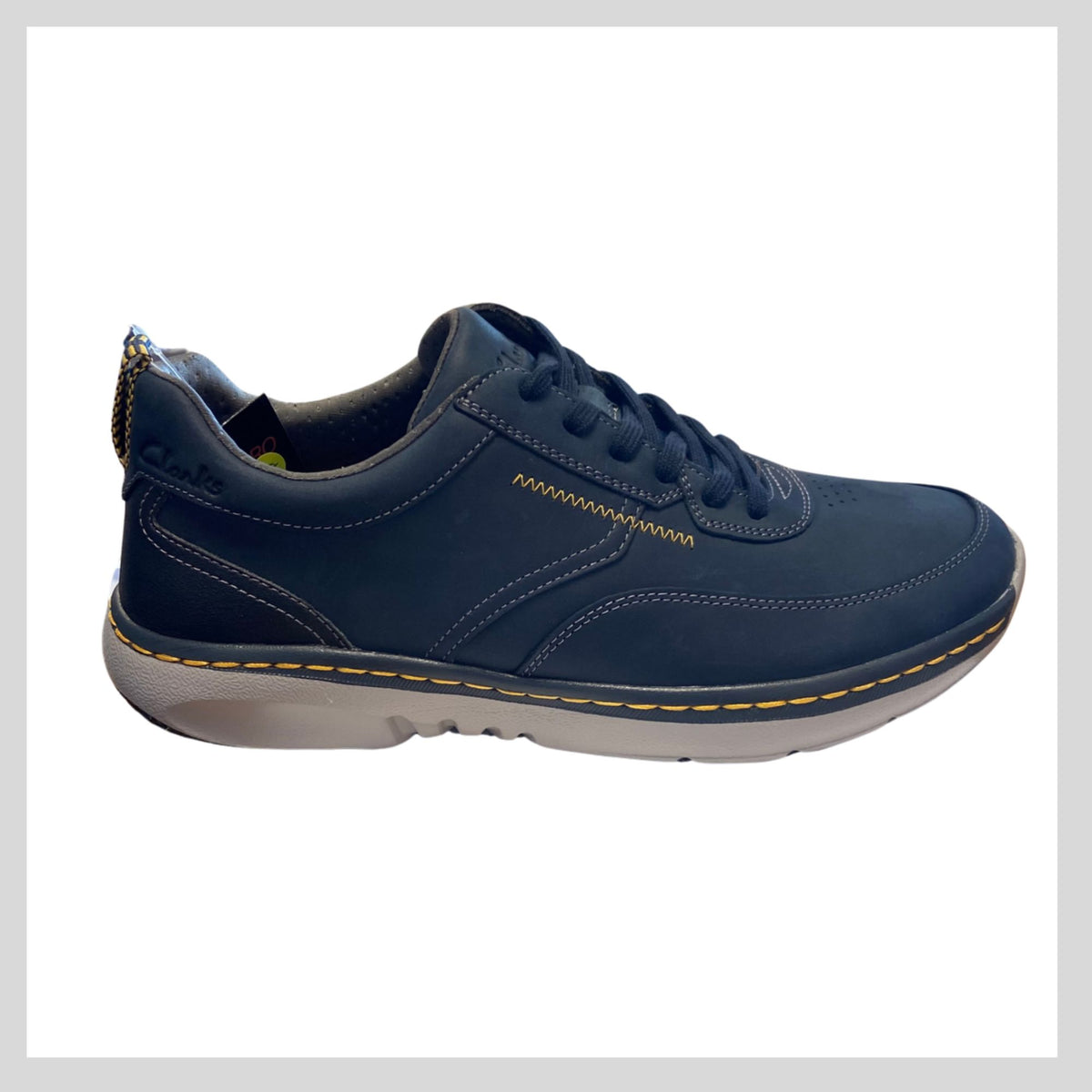 Clarks Pro Lace Navy Leather