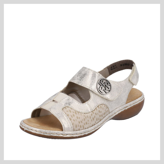 Rieker 65989-90 Beige/Gold